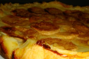 Tarta de mere si budinca de lamaie