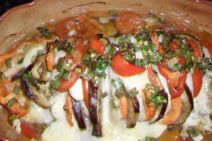 Muschiulet de porc cu legume la cuptor