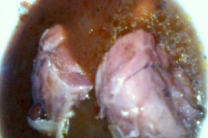 Ciorbita de fasole cu ciolan afumat