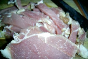 Tagliatelle cu busuioc si pastrama