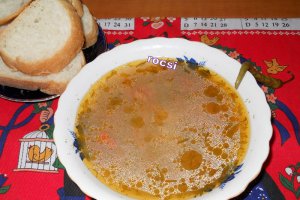 Ciorba de fasole boabe noi cu marar