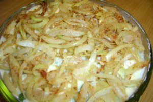 Pui cu fasole verde si sos de smantana