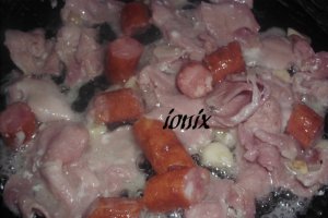 Bacon crud tras în tigaie