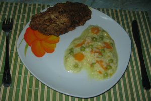 Snitel de  porc