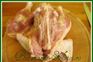 Pui dezosat umplut la cuptor