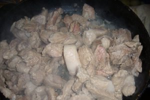 Fidea cu carne