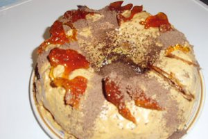 Tort de pandispan cu crema de ness