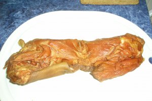 Ciorba de fasole boabe cu ciolan afumat si tarhon(in Kukta)