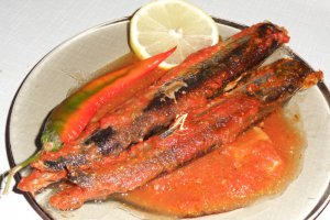 Zargan in sos marinat
