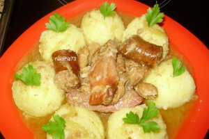 Tochitura cu mamaliguta