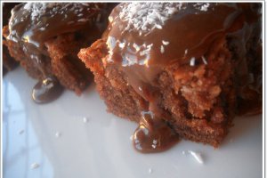 Negresa cu glazura din batoane "mars"