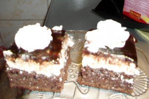 Prajitura cu branza dulce si ciocolata