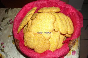 Polenta Peanbutter  Cookies