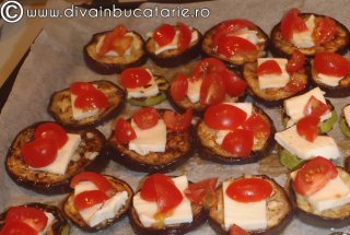 Vinete cu mozzarella