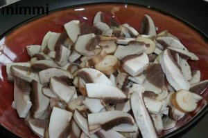 Farfalle cu ciuperci