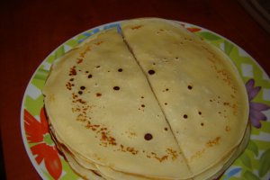 Clatite cu urda la cuptor