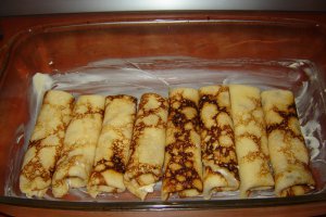 Clatite cu urda la cuptor
