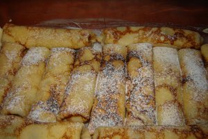 Clatite cu urda la cuptor