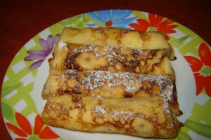 Clatite cu urda la cuptor