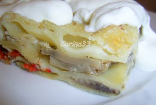 Lasagne cu ciuperci