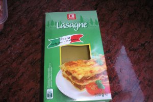 Lasagna cu carne si legume