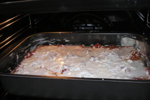 Lasagna cu carne si legume