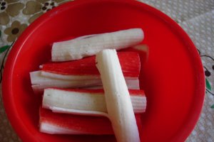 Rulouri de pangasius cu surimi
