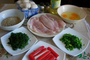 Rulouri de pangasius cu surimi