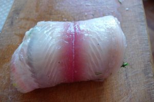Rulouri de pangasius cu surimi
