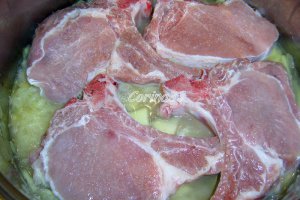 Cotlet de porc cu varza murata