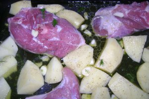 Friptura de miel la cuptor a la grec