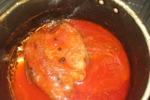 Marinata de peste cu legume sote