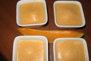 Inghetata de pepene galben