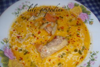 Ciorba de ciuperci cu carne de pui