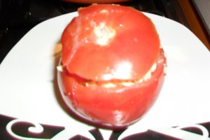 Ciuperci si rosii umplute la cuptor