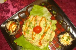 Salata Rustica si Ciuperci la gratar