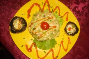 Salata Rustica si Ciuperci la gratar