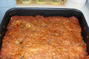 Vinete cu carne la cuptor