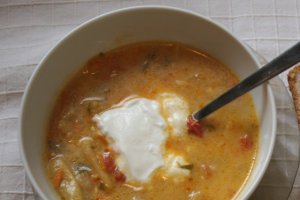 Ciorba de fasole pastai cu corcoduse
