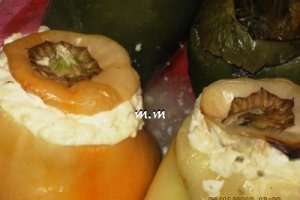 Ardei umpluti cu crema de branza la cuptor