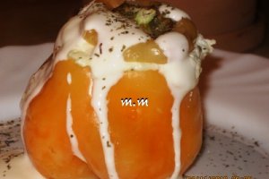 Ardei umpluti cu crema de branza la cuptor