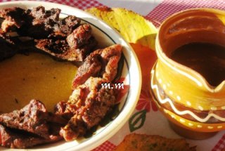 Pastrama de oaie si muschiulet de berbecut la gratar
