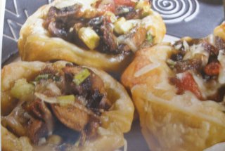 Tartine cu ciuperci