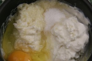 Budinca de orez cu ricotta