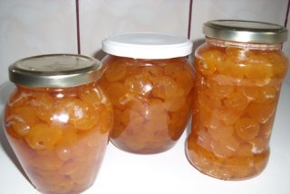 Dulceata ecologica de cirese galbene
