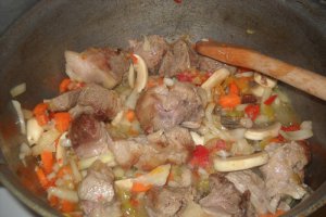 Tocanita munteneasca cu carne de porc
