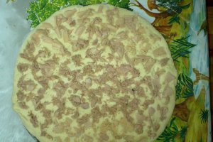 Pizza cu ton si alge de mare