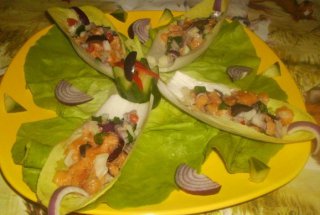 Andive cu somon