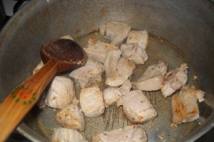 Tocanita de porc pe pat de orez