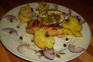 Rulouri din file de pangasius